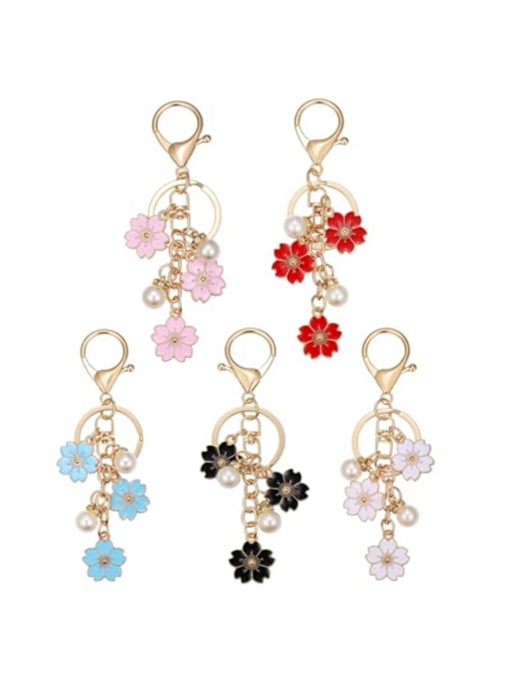 5PCS Bag Charms for Handbags Key Chains for Women | - Picture 1 of 7